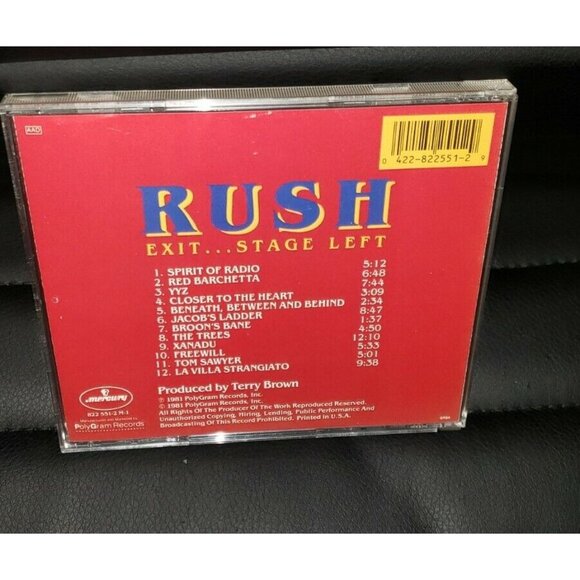 RUSH cd EXIT STAGE LEFT - Picture 2 of 6